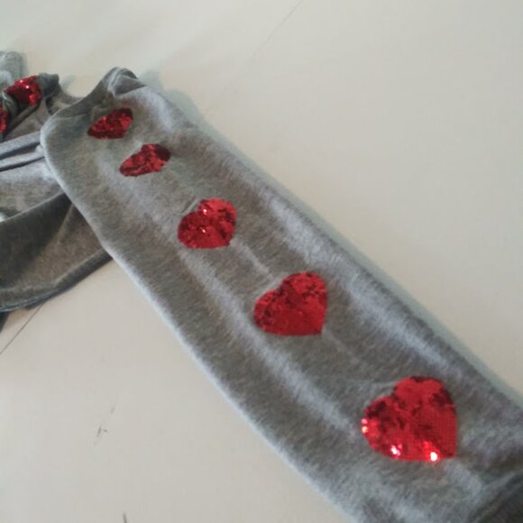 Victorias Secret women's size M gray and red pull over sweater - Picture 7 of 16